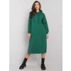 Rue Paris Dress RV-SK-7359.25X-dark green zelená