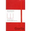Moleskine Zápisník tvrdé dosky A6 čistý červený