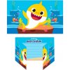 AMSCAN Pozvánky na párty Baby Shark 8ks AMSCAN Pozvánky na párty Baby Shark 8ks