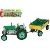 Traktor Zetor s valníkem zelený na klíček kov 28cm Kovap v krabičce Traktor Zetor s valníkem zelený na klíček kov 28cm Kovap v krabičce