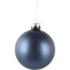 Vianočná ozdoba sklenená guľa Ø 15 cm matná tmavo modrá Vianočná ozdoba sklenená guľa Ø 15 cm matná tmavo modrá