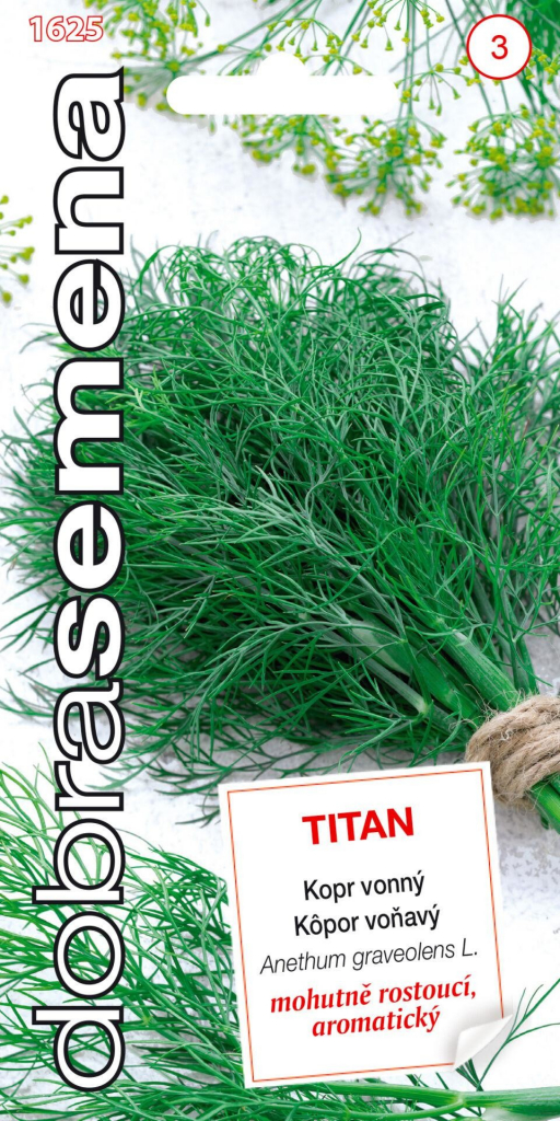 Dobré semená Kôpor vonný - Titan 4g