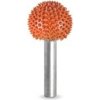Frézka do priamej brúsky vo tvare guličky 22mm stopka 6mm, Drsnosť Ihličiek Saburrtooth USA Oranžová - Extra Hrubá Frézka do priamej brúsky vo tvare guličky 22mm stopka 6mm, Drsnosť Ihličiek Saburrtooth USA Oranžová - Extra Hrubá