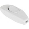 CABLETECH Medzišnúrový vypínač 2,5A/250V biely PRK0102 CABLETECH Medzišnúrový vypínač 2,5A/250V biely PRK0102