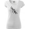 Paličky ruka - Dámske tričko Pure - XL ( Biela ) Paličky ruka - Dámske tričko Pure - XL ( Biela )