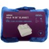 Cabeau Fold'n Go™ 4v1 Cestovná deka z mikrovlákna Farba: Modrá Cabeau Fold'n Go™ 4v1 Cestovná deka z mikrovlákna Farba: Modrá