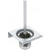 Ideal Standard ALU+ WC kefa nástenná s držiakom matné sklo strieborná BD593SI Ideal Standard ALU+ WC kefa nástenná s držiakom matné sklo strieborná BD593SI