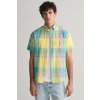 Gant košeľa reg colorful Madras SS shirt žltá