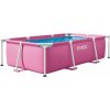 Intex 28266NP Bazén Pink Rectangular Frame 220x150x60 cm Intex 28266NP Bazén Pink Rectangular Frame 220x150x60 cm