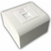 Modul.dat.zásuvka UTP CAT5E 1xRJ45 na aj pod omietku 2360 Modul.dat.zásuvka UTP CAT5E 1xRJ45 na aj pod omietku 2360