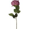 Ruža fialová 74cm umelá Ruža fialová 74cm umelá