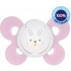 CHICCO Cumlík Physio Comfort silikónový dievča - zajačik 1 ks, 0-6 m CHICCO Cumlík Physio Comfort silikónový dievča - zajačik 1 ks, 0-6 m