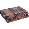 Ženilková deka béžová, farebné káro 130 x 150cm Ženilková deka béžová, farebné káro 130 x 150cm