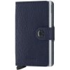 SECRID Miniwallet Veg Navy Silver tmavomodrá