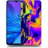 Picasee silikónový čierny obal pre Realme 5 - Burn Picasee silikónový čierny obal pre Realme 5 - Burn