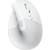 Logitech Lift for Mac Vertical Ergonomic Mouse - White Vertikální myš, optická, 6 tlačítek, bezdrátová, Bluetooth 910-006477 Logitech Lift for Mac Vertical Ergonomic Mouse - White Vertikální myš, optická, 6 tlačítek, bezdrátová, Bluetooth 910-006477