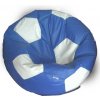 Sedací vak futbalová lopta modro-biela EMI Sedací vak futbalová lopta modro-biela EMI