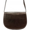 Dámska kožená kabelka cez rameno hnedá Florence, bočná taška 25 x 20 x 9 cm Dámska kožená kabelka cez rameno hnedá Florence, bočná taška 25 x 20 x 9 cm
