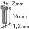 Extol Premium (8852405) klince, balenie 1000ks, 14mm, 2,0x0,52x1,2mm Extol Premium (8852405) klince, balenie 1000ks, 14mm, 2,0x0,52x1,2mm