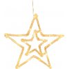Dekorácia MagicHome Vianoce, hviezda, ABS, 20xLED teplá biela, 27.5 cm, 2xAA Dekorácia MagicHome Vianoce, hviezda, ABS, 20xLED teplá biela, 27.5 cm, 2xAA