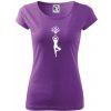 Yoga strom - Dámske tričko Pure - M ( Fialová ) Yoga strom - Dámske tričko Pure - M ( Fialová )