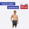 DECATHLON Pánske boardové šortky 100 Symbol dlhé čierne S DECATHLON Pánske boardové šortky 100 Symbol dlhé čierne S