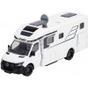 Majorette Autíčko karavan Hymer B-Class kovová karoséria s otvárateľnými dverami dĺžka 19 cm