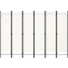 vidaXL Paraván 320711 240 x 180 cm biely