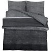 Shumee Sada posteľnej bielizne 1 + 1 tmavo sivá 140 × 200 cm bavlna, melírované, vankúš 50 × 75 cm Shumee Sada posteľnej bielizne 1 + 1 tmavo sivá 140 × 200 cm bavlna, melírované, vankúš 50 × 75 cm