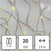EMOS Lighting D3AM04 LED vánoční nano řetěz 1,9 m 2x AA vnitřní multicolor časovač EMOS Lighting D3AM04 LED vánoční nano řetěz 1,9 m 2x AA vnitřní multicolor časovač