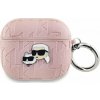 Karl Lagerfeld KLA3PGKCPP Kryt na AirPods 3 růžový/růžový s monogramem a hlavou Karla a Choupette Karl Lagerfeld KLA3PGKCPP Kryt na AirPods 3 růžový/růžový s monogramem a hlavou Karla a Choupette