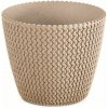 PROSPERPLAST Kvetináč SPLOFY ECO WOOD naturo 15,7 cm PROSPERPLAST Kvetináč SPLOFY ECO WOOD naturo 15,7 cm
