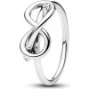 Pandora Strieborný prsteň Uzol nekonečna Moments 193759C01 58 mm Pandora Strieborný prsteň Uzol nekonečna Moments 193759C01 58 mm
