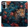 iSaprio Flip puzdro Flower Jaguar 02 pre Xiaomi Redmi Note 10 Pro n24fj02-FLP2-XiaRN10pro