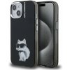 Karl Lagerfeld IML Aquarelle Choupette zadný kryt pre iPhone 15 Black