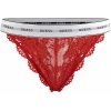 GUESS - červené čipkované brazilky-L GUESS - červené čipkované brazilky-L