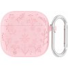 AppleKing silikónový obal so vzorom kvetov pre AirPods 4 - ružový - možnosť vrátiť tovar ZADARMO do 30tich dní AppleKing silikónový obal so vzorom kvetov pre AirPods 4 - ružový - možnosť vrátiť tovar ZADARMO do 30tich dní