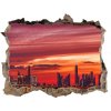 Fototapeta díra na zeď 3D Sunset dubaj 95x64 cm Fototapeta díra na zeď 3D Sunset dubaj 95x64 cm