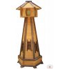 Drevený ozdobný maják do záhrady 110 cm so solárnym LED osvetlením Farba: Farba č. 4 Drevený ozdobný maják do záhrady 110 cm so solárnym LED osvetlením Farba: Farba č. 4
