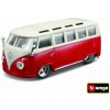 Bburago Volkswagen Van Samba Red-White 1:32
