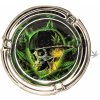 WeedShop Sklenený popolník - Cannabis Skull Varianty: Cannabis leave skull