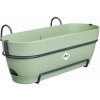 Elho Balkónový kvetináč Vibia Campana Trough All-in-1, zelená, 50 x 26 x 17 cm Elho Balkónový kvetináč Vibia Campana Trough All-in-1, zelená, 50 x 26 x 17 cm