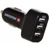 Swissten Car Charger 3xUSB-A - Black 20111200 Swissten Car Charger 3xUSB-A - Black 20111200
