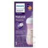 Philips AVENT FĽAŠA Natural Response 260 ml, ružová, 3-6m, cumlík prietok 3 (SCY903/11) 1x1 ks Philips AVENT FĽAŠA Natural Response 260 ml, ružová, 3-6m, cumlík prietok 3 (SCY903/11) 1x1 ks