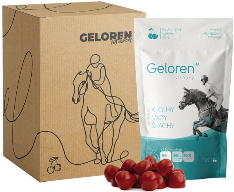 Contipro Geloren HA kĺbová výživa pre kone višňová 450 g