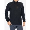 Flísová bunda Fjallraven Ovik Lite Fleece Half Zip - black Flísová bunda Fjallraven Ovik Lite Fleece Half Zip - black