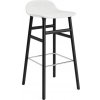Normann Copenhagen Barová stolička Form Barstool, 75 cm – svetlosivá/čierny dub Normann Copenhagen Barová stolička Form Barstool, 75 cm – svetlosivá/čierny dub