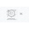 Ventilátor chladenia motora MAGNETI MARELLI 069422789010 Ventilátor chladenia motora MAGNETI MARELLI 069422789010