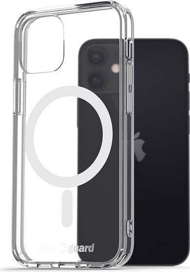 AlzaGuard Crystal Clear TPU Case Compatible with Magsafe iPhone 12 Mini
