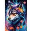 Puzzle Kouzelný vlčí portrét 1000 dílků Puzzle Kouzelný vlčí portrét 1000 dílků